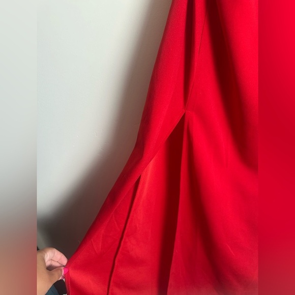 NWT Hello Molly MOVE ME OFF SHOULDER MAXI Evening DRESS in red size XL - Picture 6 of 7